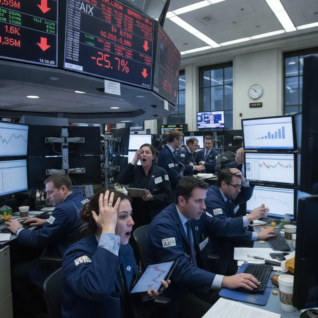 Global Markets Shudder as Inflation Fears Ignite AI Tech Crash